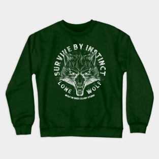 Lone wolf Crewneck Sweatshirt